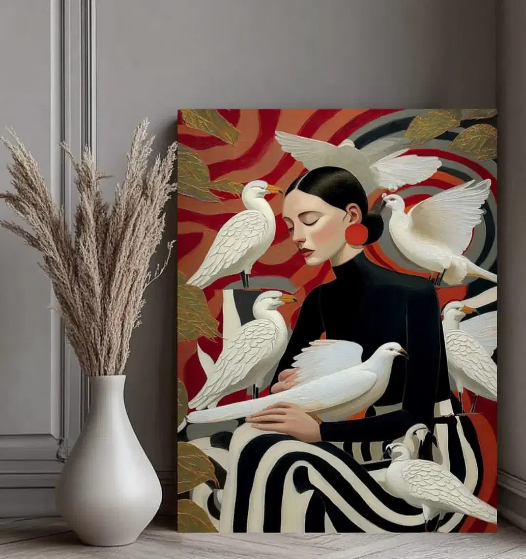 تابلو نقاشی|تابلو، نقاشی، عکس|مشهد, تربیت (صدف)|دیوار