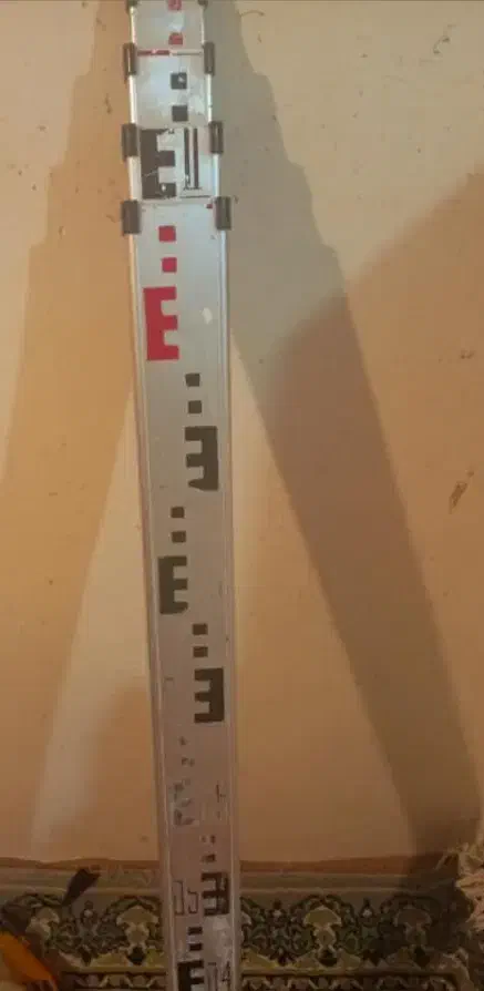 میر (شاخص)ترازیاب نقشه برداری۴متری کشویی عرض۷سانت|ابزارآلات|بجنورد, |دیوار