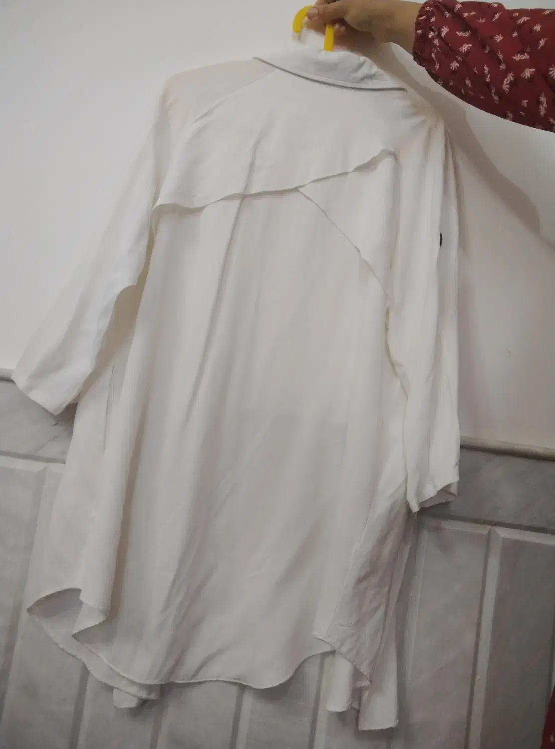 مانتو سفید (نو)|لباس|آران و بیدگل, |دیوار