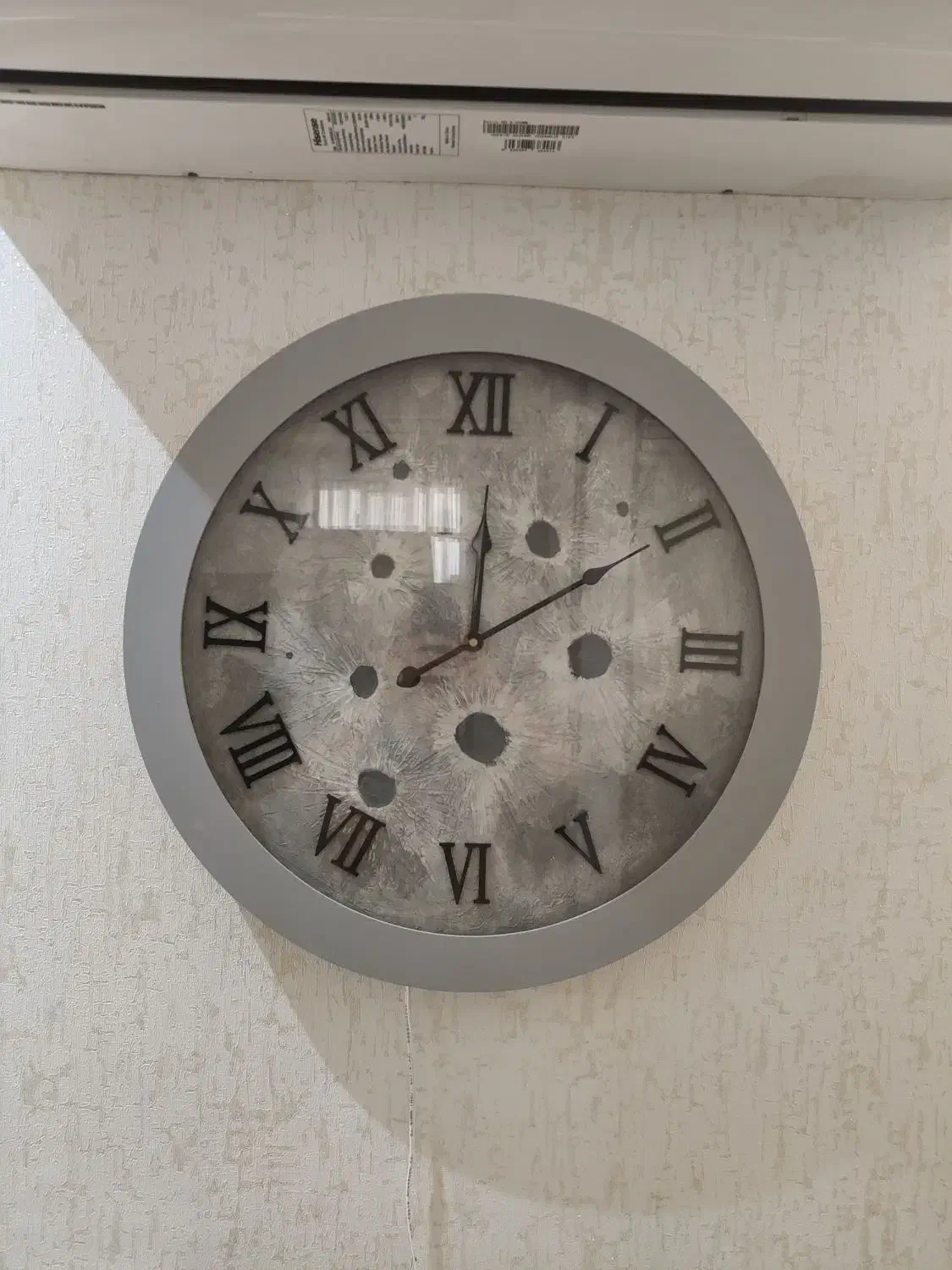 تابلو ساعت و ماه ( شیشه دار ) کد 1|ساعت دیواری و تزئینی|دلیجان, |دیوار