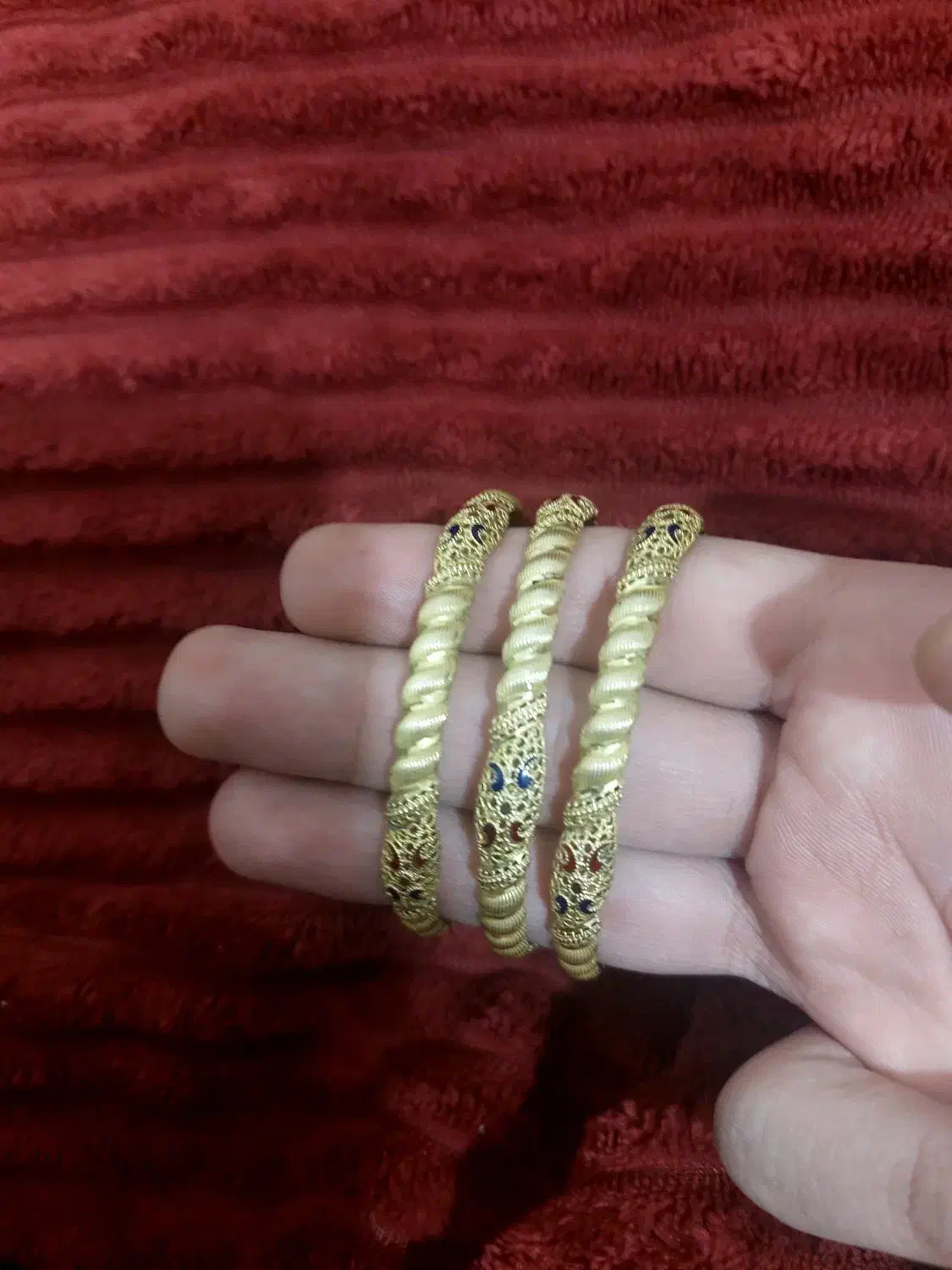 یک جفت النگو مناسب سرمایه گذاری|جواهرات|دوگنبدان, |دیوار