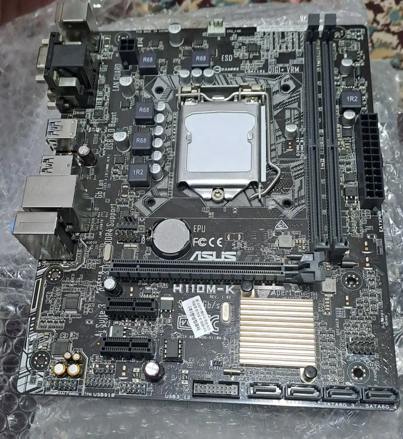 مادربرد asus h110 m.k ddr4|قطعات و لوازم جانبی رایانه|بندرعباس, |دیوار