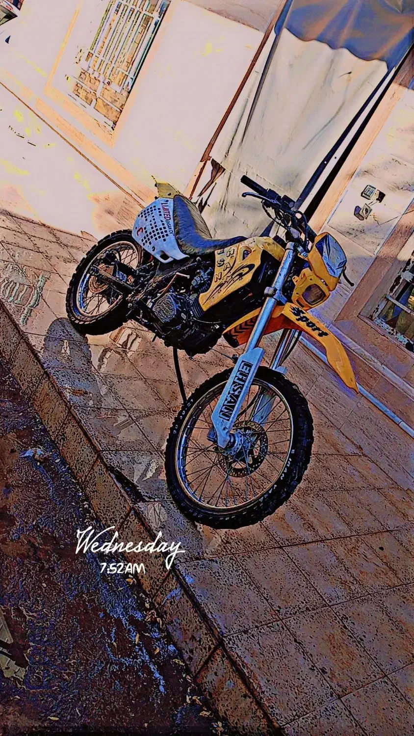 موتور تریل احسان 200 مدل 90|موتورسیکلت|قائن, |دیوار