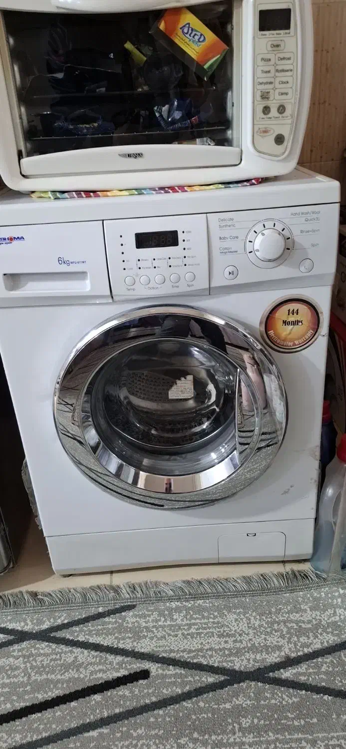 لباسشویی ۶کیلوپاکشوما|ماشین لباسشویی و خشککن لباس|آزادشهر, |دیوار