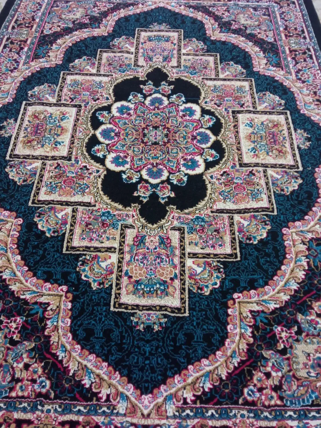 سورمه ای فرش ۶متری ۳تخته|فرش|کرمانشاه, |دیوار