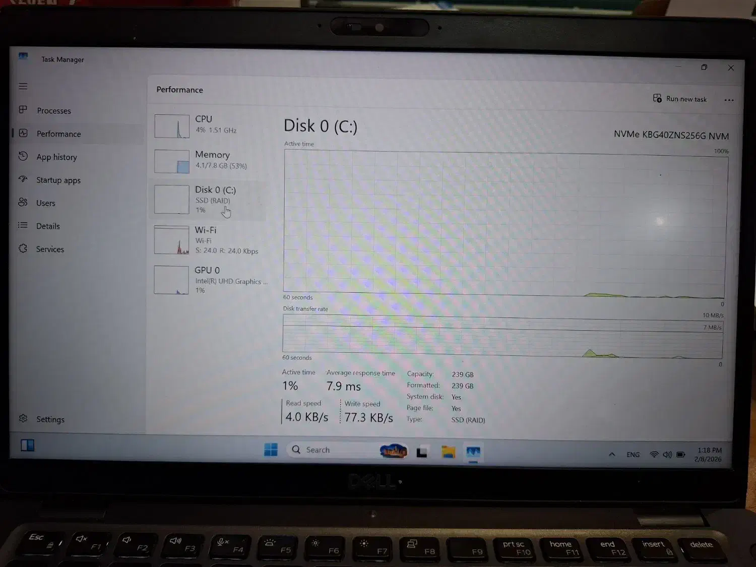 لپتاپ DELL مدل Latitude 5401 i5 9400H|رایانه همراه|تهران, منیریه|دیوار