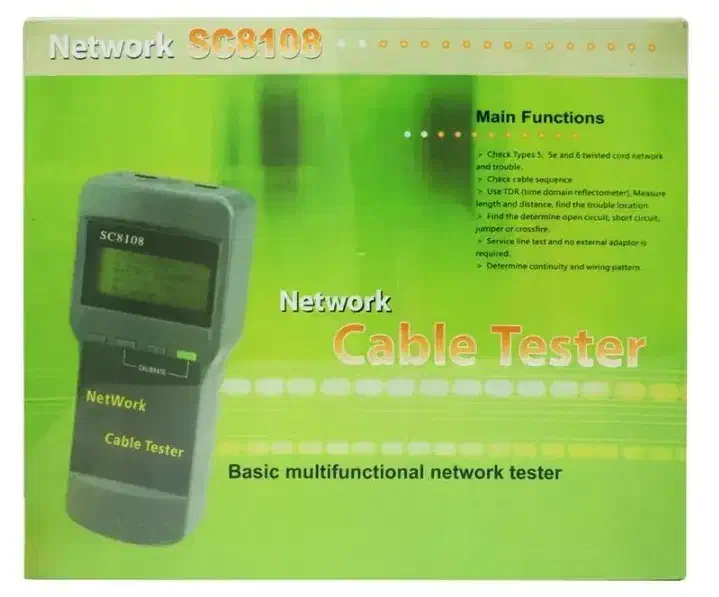 فروش تستر دیجیتال شبکه مدل SC8108|مودم و تجهیزات شبکه|شیراز, سهل‌آباد|دیوار