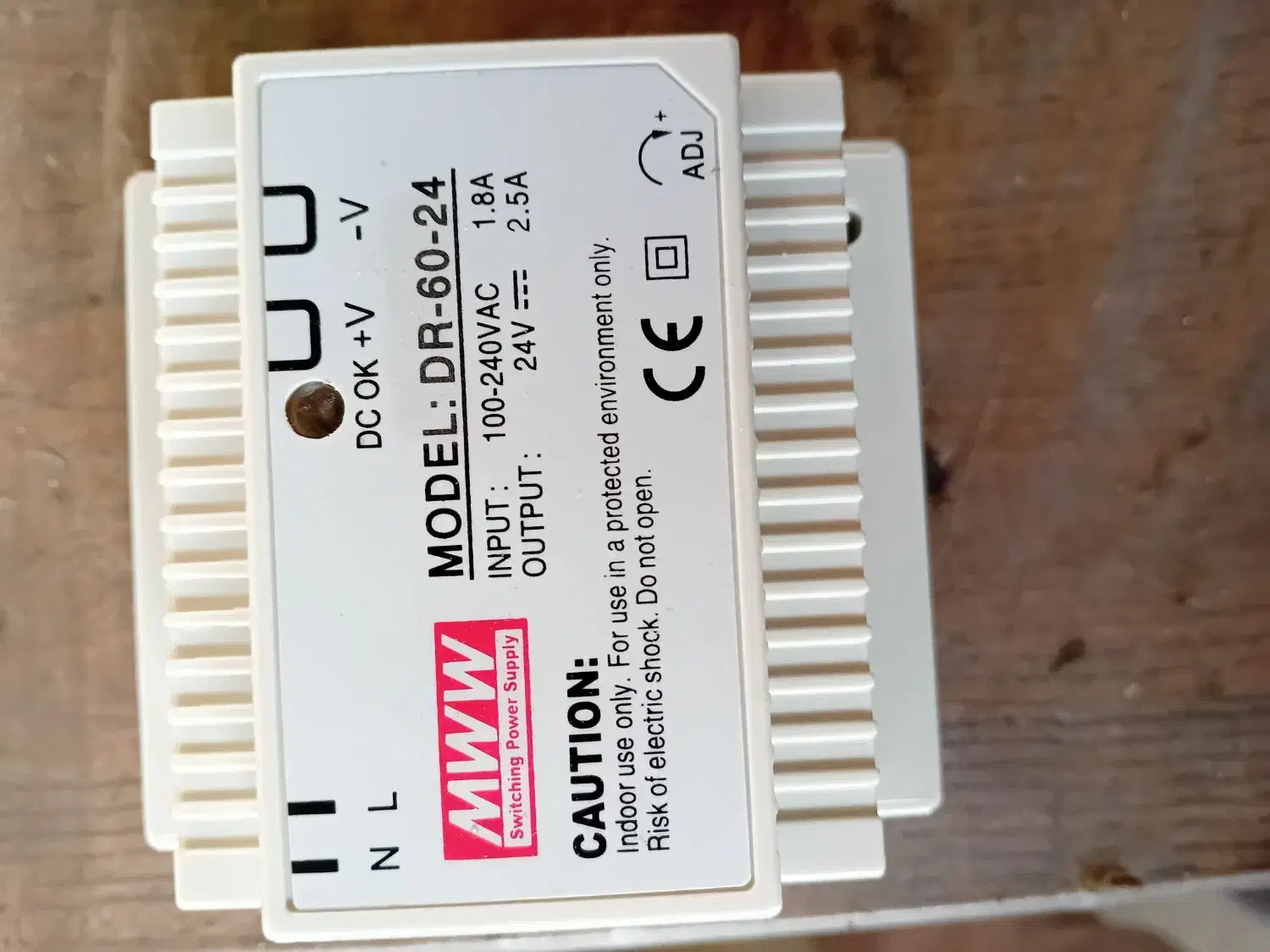 منبع تغذیه مینول ۲۴ ولت ۲.۵ آمپر ریلی DR-6024|ابزارآلات|شاهرود, |دیوار