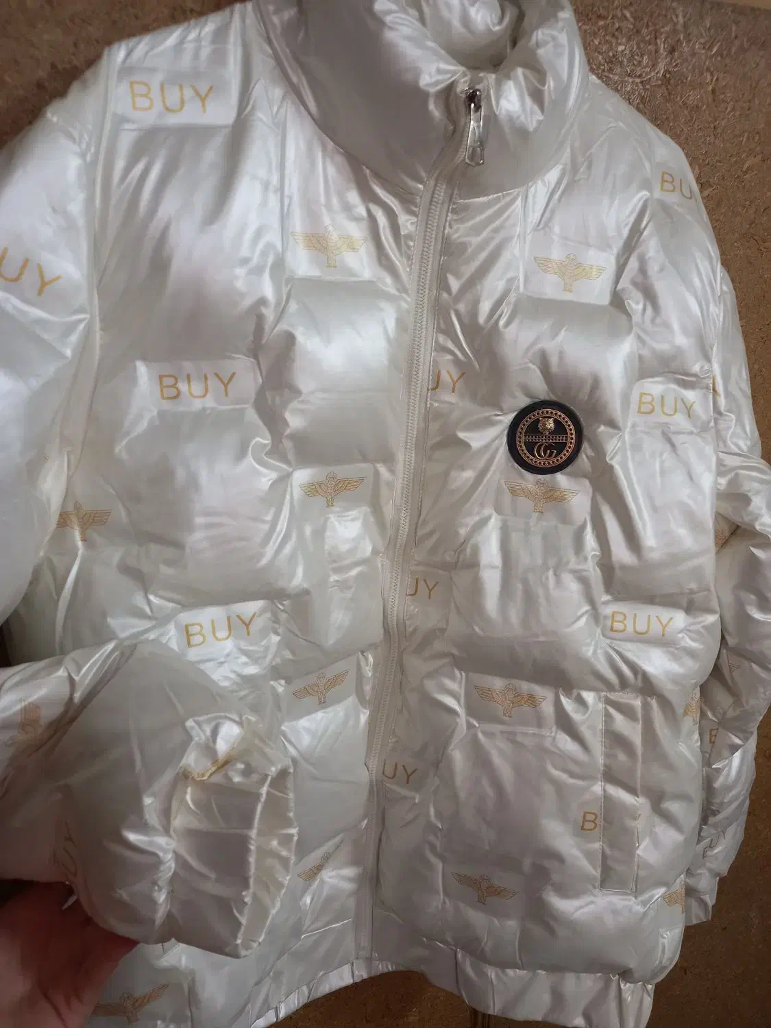 کاپشن براق سفید مدل BUY|لباس|مشهد, شهید رضوی|دیوار