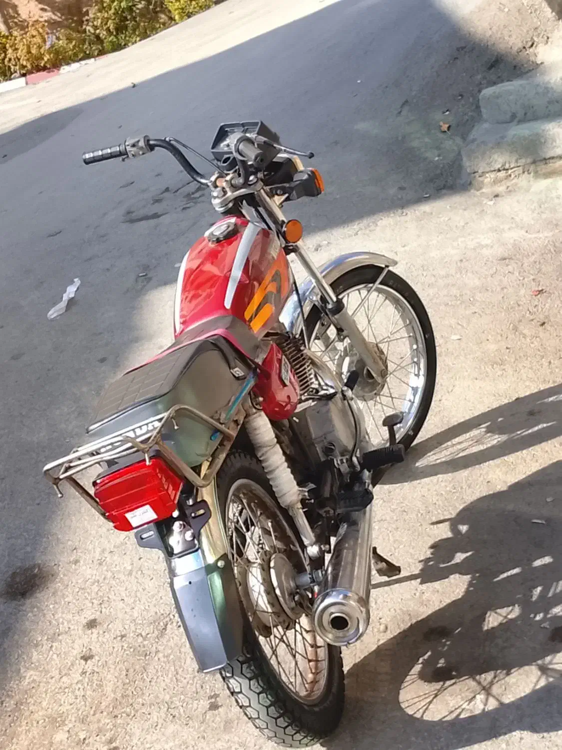 موتور مزایده معاوزه با گوشی|موتورسیکلت|سنندج, |دیوار