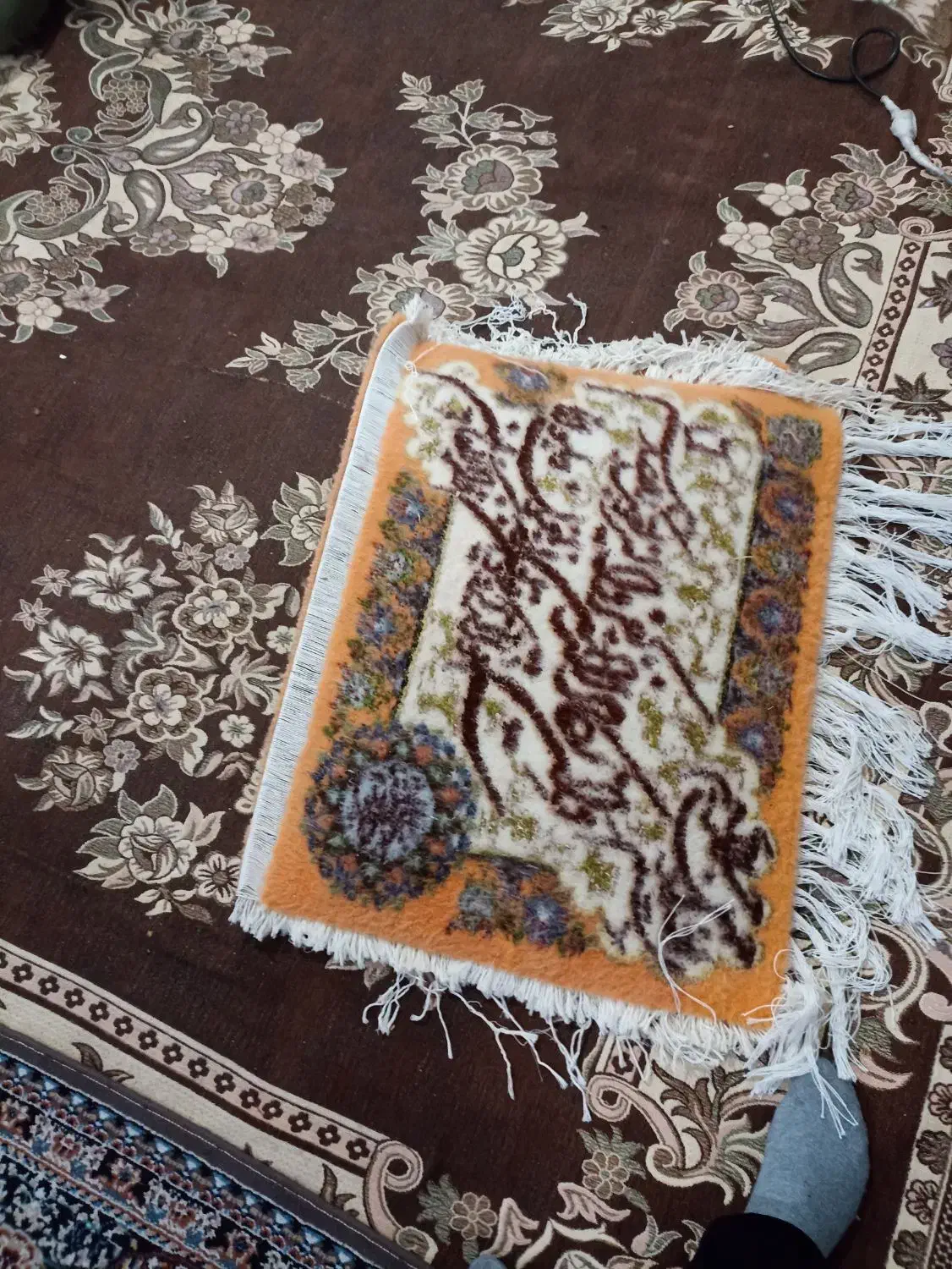 یک جفت تابلو فرش جا وجلال خوب|تابلو فرش|تبریز, |دیوار