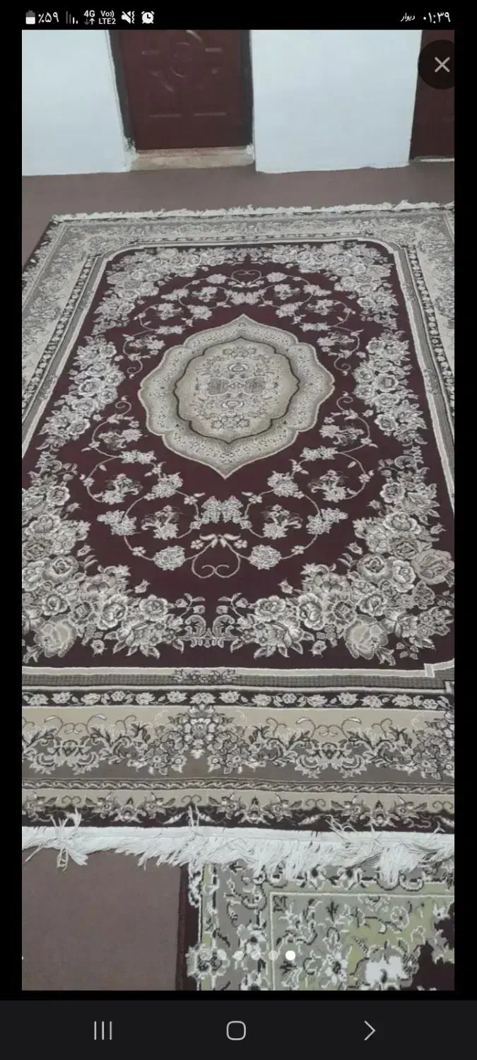 فرش قرمز سالم|فرش|صومعه‌سرا, |دیوار