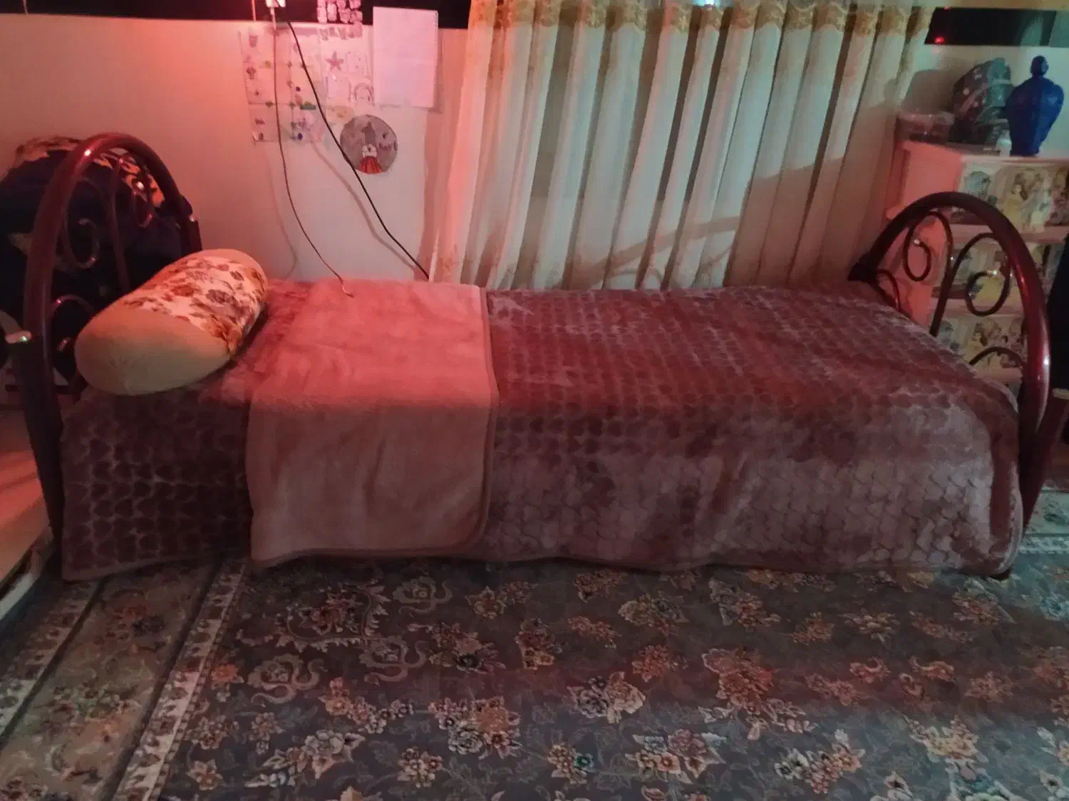 تخت خواب فلزی|تخت و سرویس خواب|جوانرود, |دیوار