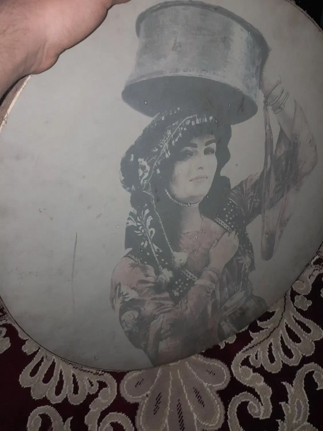 دف.|سازهای سنتی|اسلام‌‌آباد غرب, |دیوار