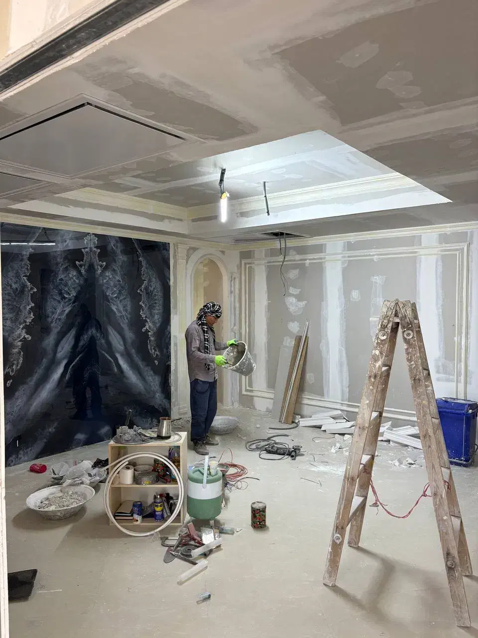 نقاشی ساختمان|خدمات پیشه و مهارت|تهران, استخر|دیوار