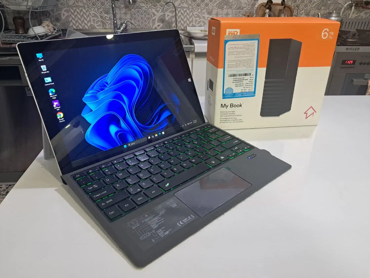 سرفیس pro 4K با هارد 6 ترا مای بوک آکبند|رایانه همراه|تهران, شهرک دریا|دیوار