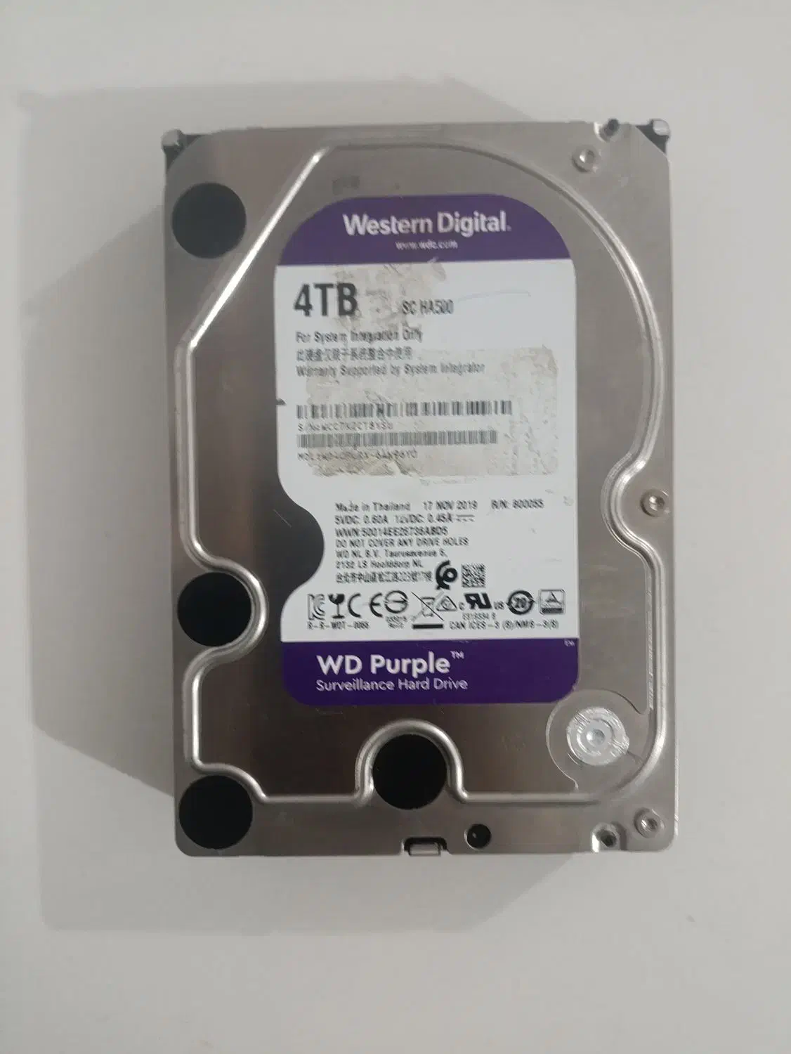 هارد وسترن 4ترابایت بنفش|قطعات و لوازم جانبی رایانه|اشتهارد, |دیوار