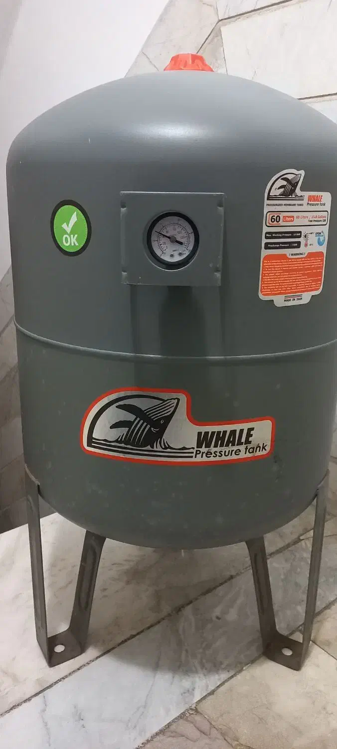 منبع ۶۰  لیتری  وال  گیج  دار|مصالح و تجهیزات ساختمان|ری, فیروزآبادی|دیوار