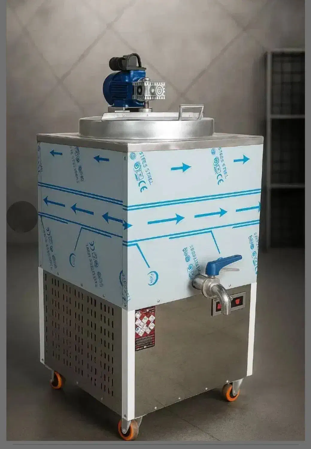 شیرسردکن دوغ سردکن کره گیر صنعتی تک/دو مخزن|ماشین‌آلات صنعتی|ارومیه, |دیوار