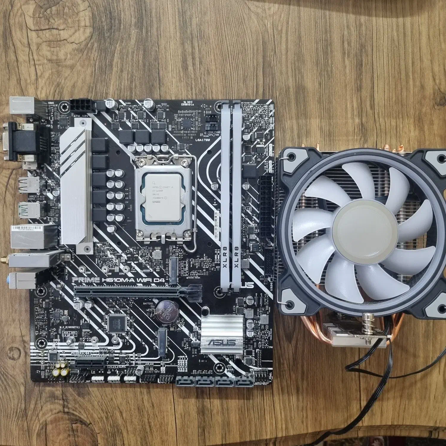 باندل سیپیو 12100f و h610ma wifi و ram 16 و فن|قطعات و لوازم جانبی رایانه|شاهینشهر, ۹ دی|دیوار