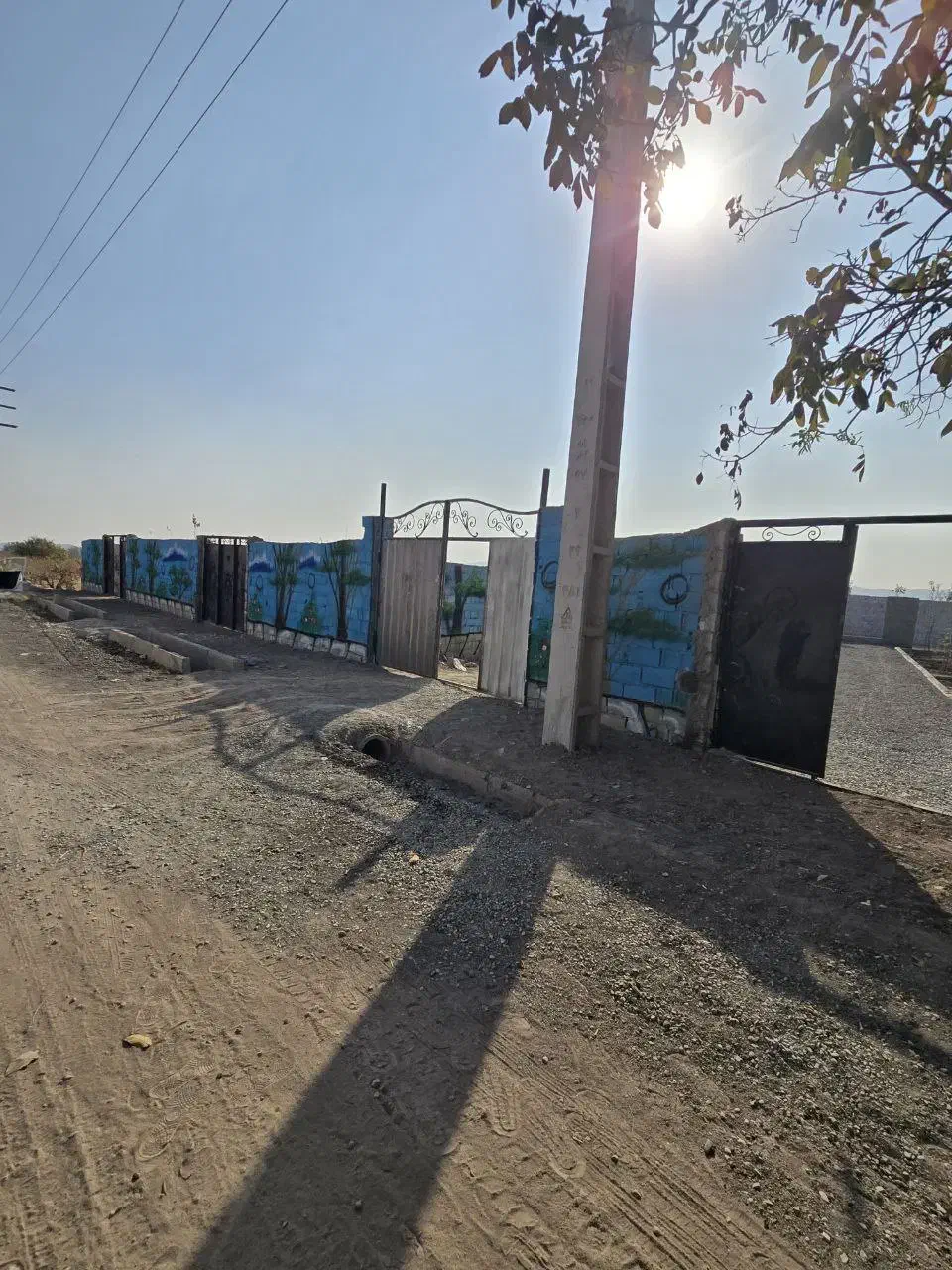 باغچه و باغ / چسب دیوارترانس برق ۱۰۰ متری بافت|فروش زمین و ملک کلنگی|شهریار, شهریار|دیوار