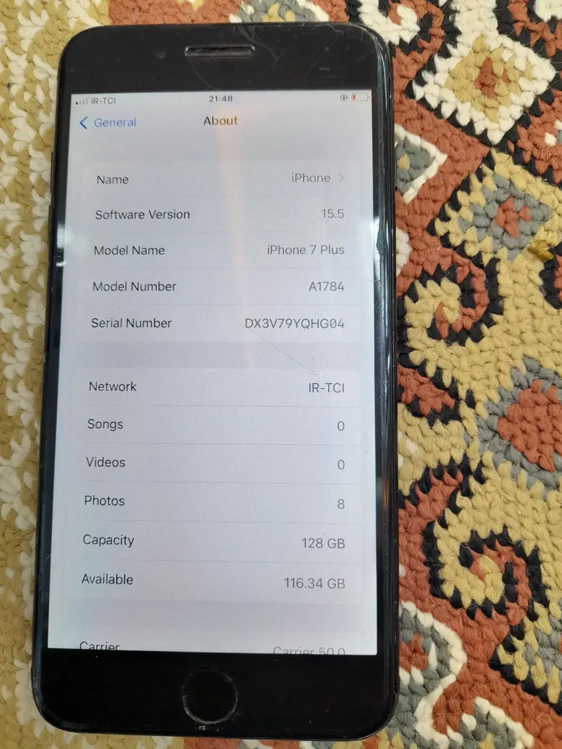 iphone7pius گوشی ایفن ۷پلاس|موبایل|یاسوج, |دیوار