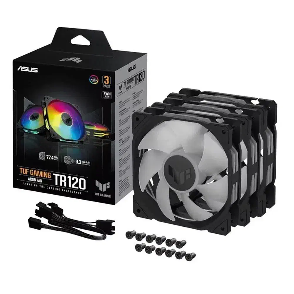 فن ایسوس ASUS TUF GAMING TR120 ARGB ‌Black 3 in 1|قطعات و لوازم جانبی رایانه|تهران, کوی بیمه|دیوار