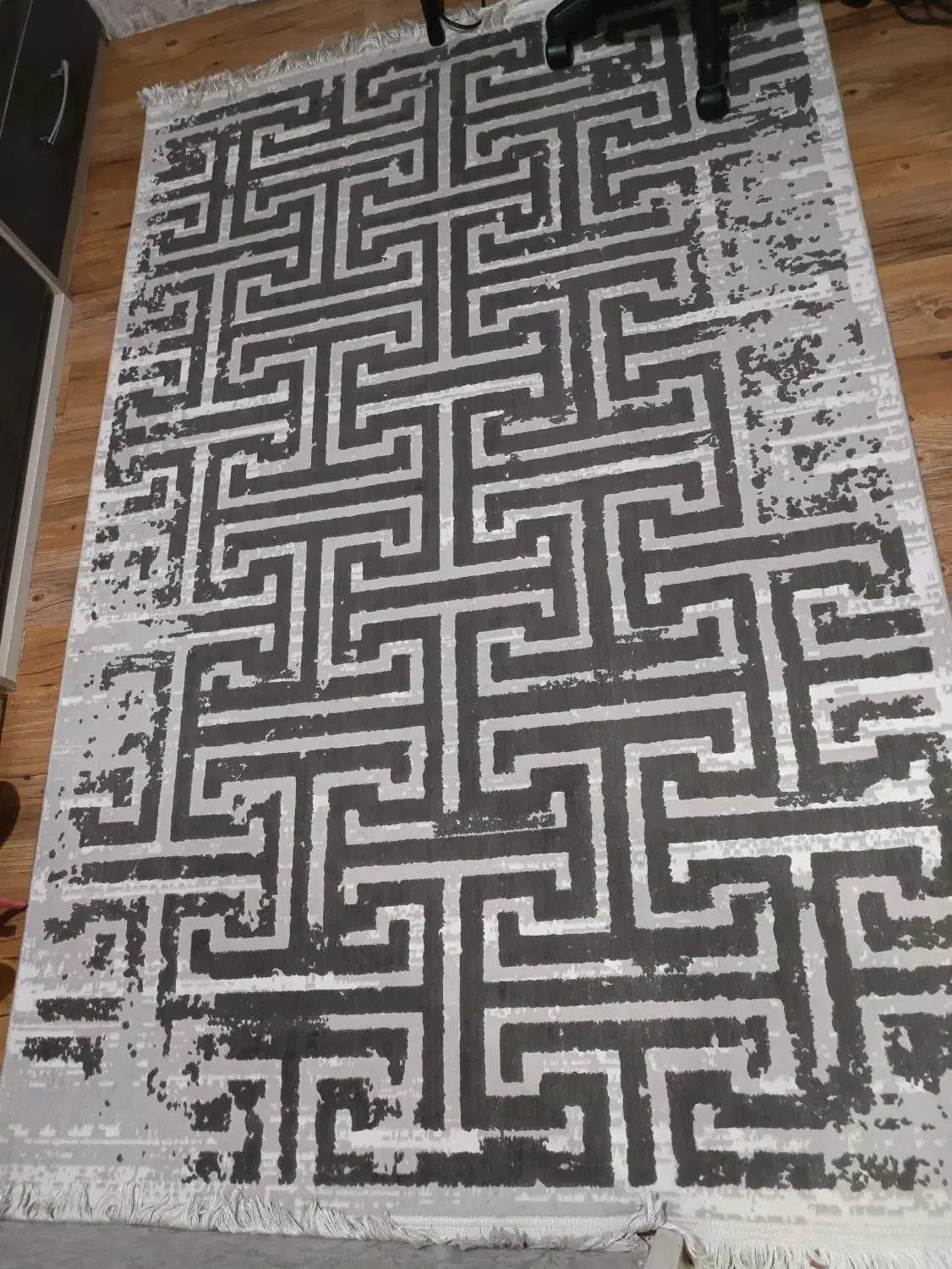 گلیم چهارمتری سالم رنگ طوسی|گلیم، جاجیم، گبه|اسلام‌شهر, شهرک قائمیه|دیوار