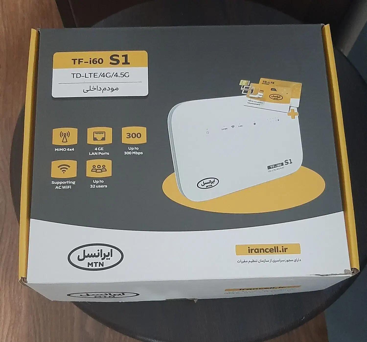 مودم سیم کارتی ایرانسل مدل TF-i60 S1|مودم و تجهیزات شبکه|تهران, پاسداران|دیوار