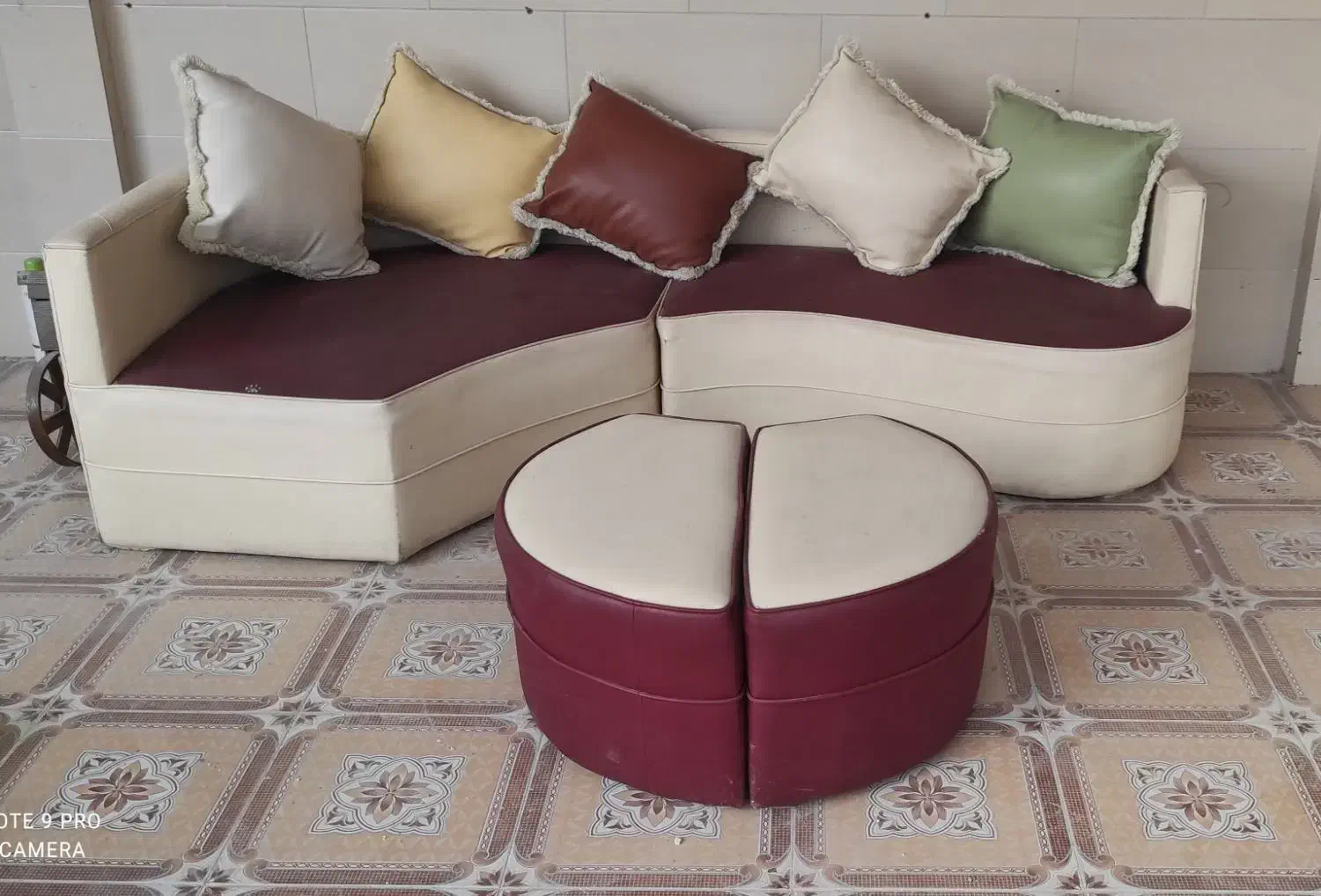 مبلمان چرم|مبلمان خانگی و میز عسلی|ملایر, |دیوار