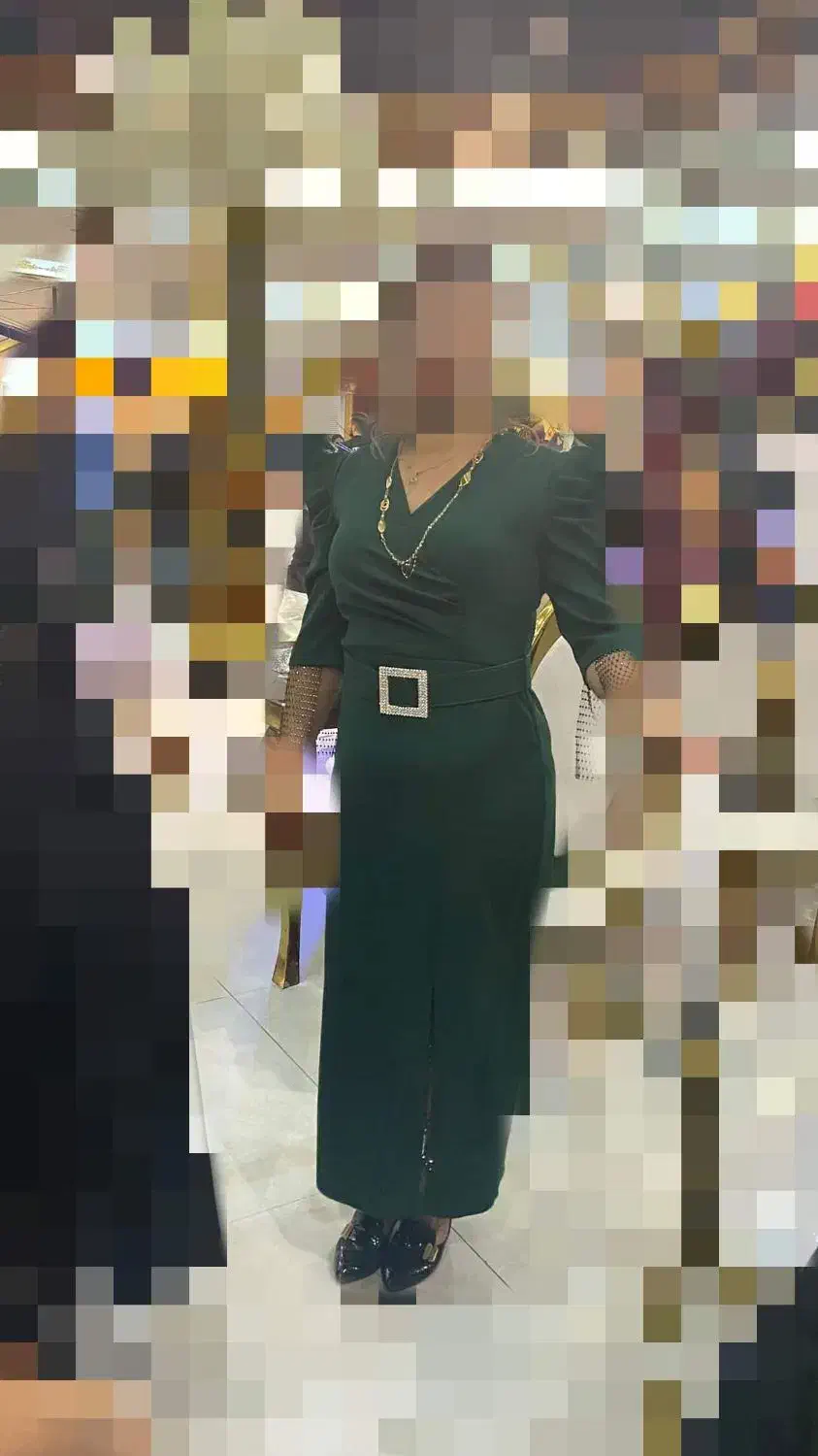 لباس مجلسی شیک رنگ سبز|لباس|کرمانشاه, |دیوار