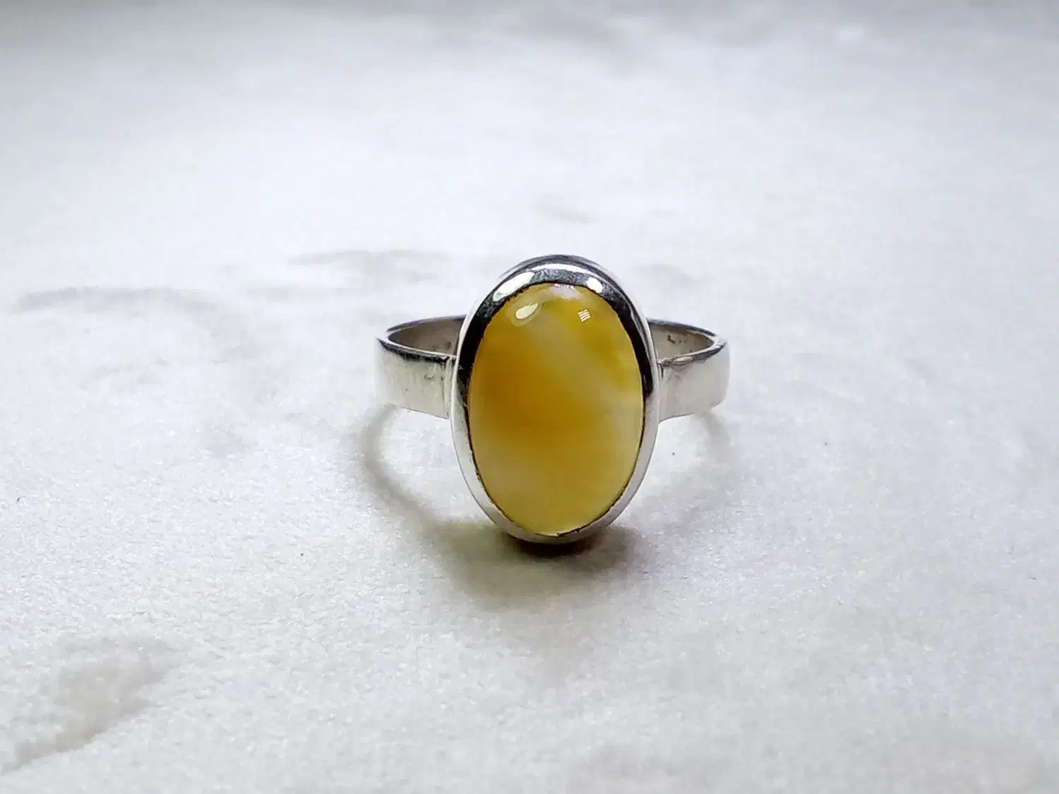 انگشتر نقره مردانه دست ساز با نگین شرف الشمس|جواهرات|اندیشه, اندیشه فاز ۵|دیوار