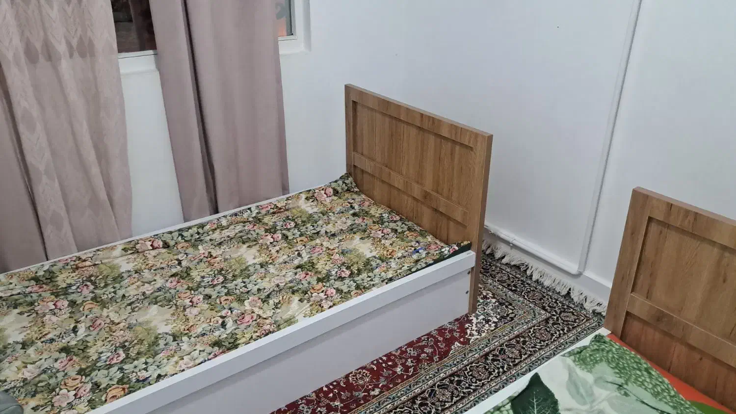 دو عدد تخت ام دی اف|تخت و سرویس خواب|ساوه, |دیوار