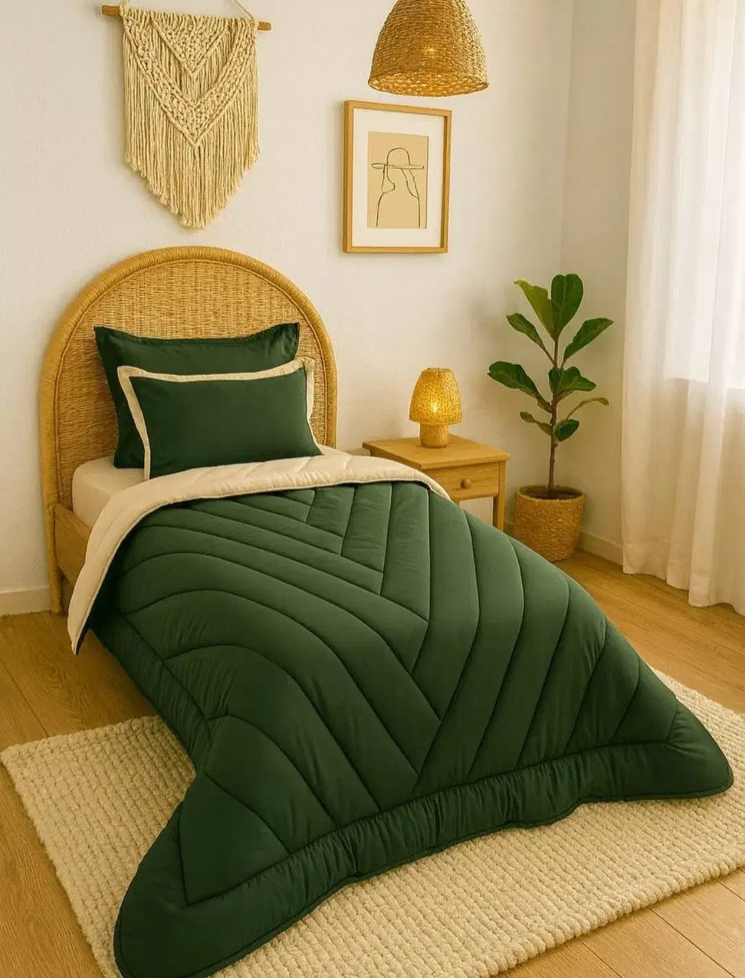 لحاف هتلی تمام نخ|سرویس روتختی|اندیشه, اندیشه فاز ۱|دیوار