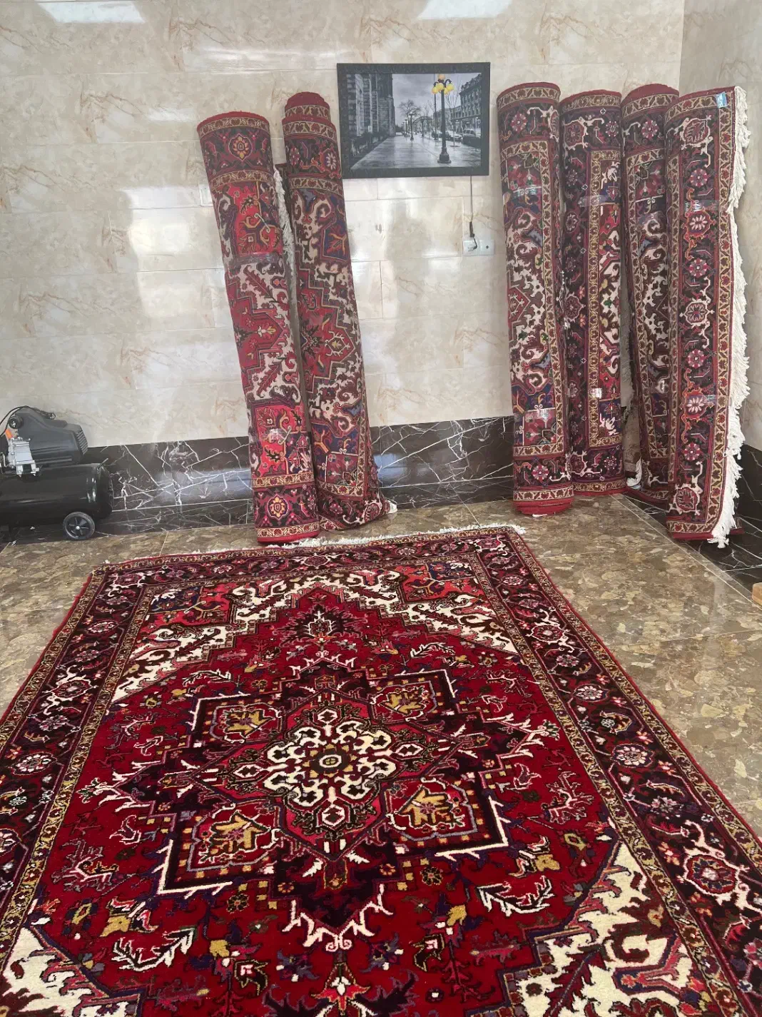 ۴ جفت|فرش|خواجه, |دیوار