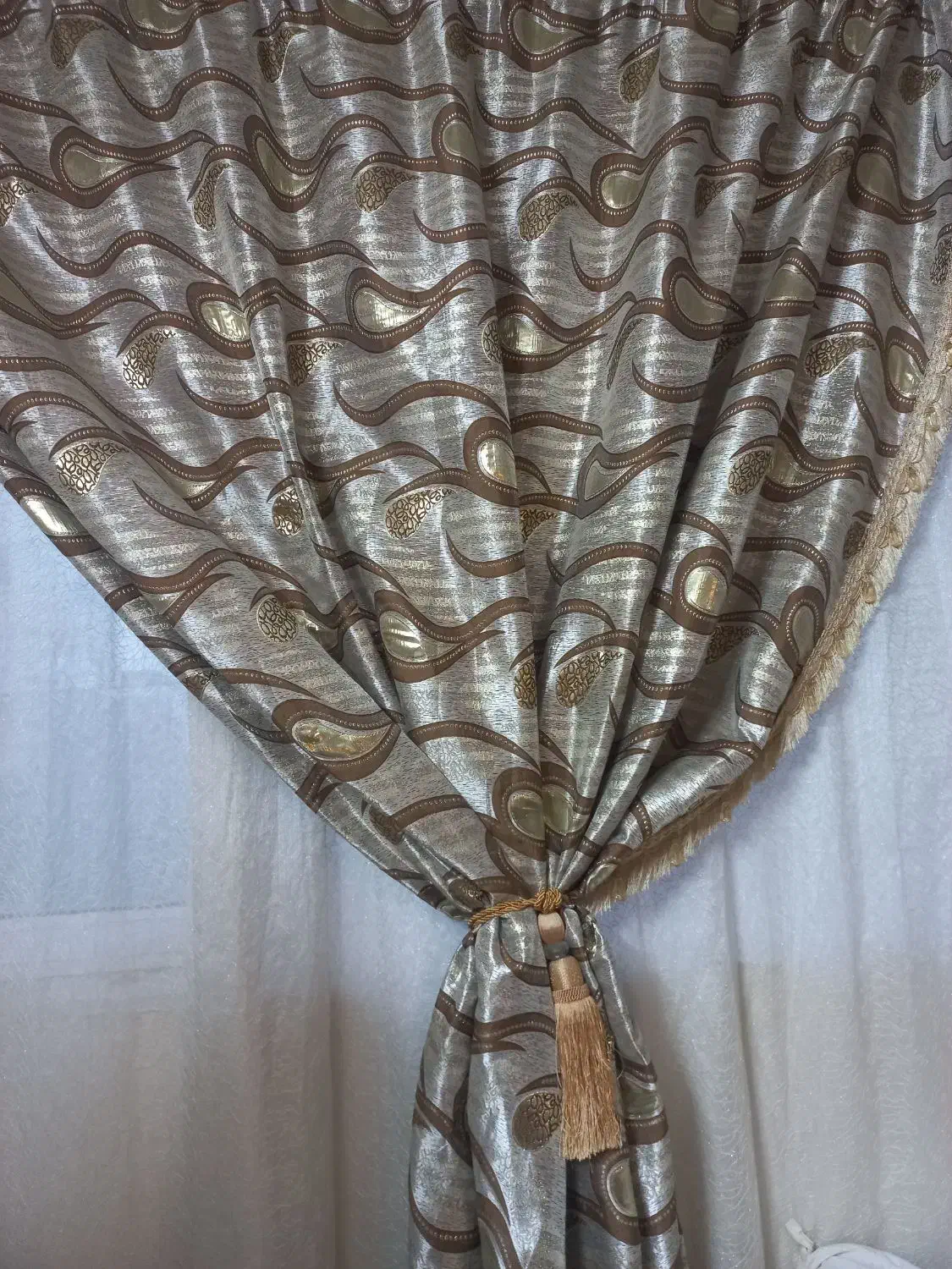 دو عدد والان پرده|پرده، رانر، رومیزی|سبزوار, همت|دیوار