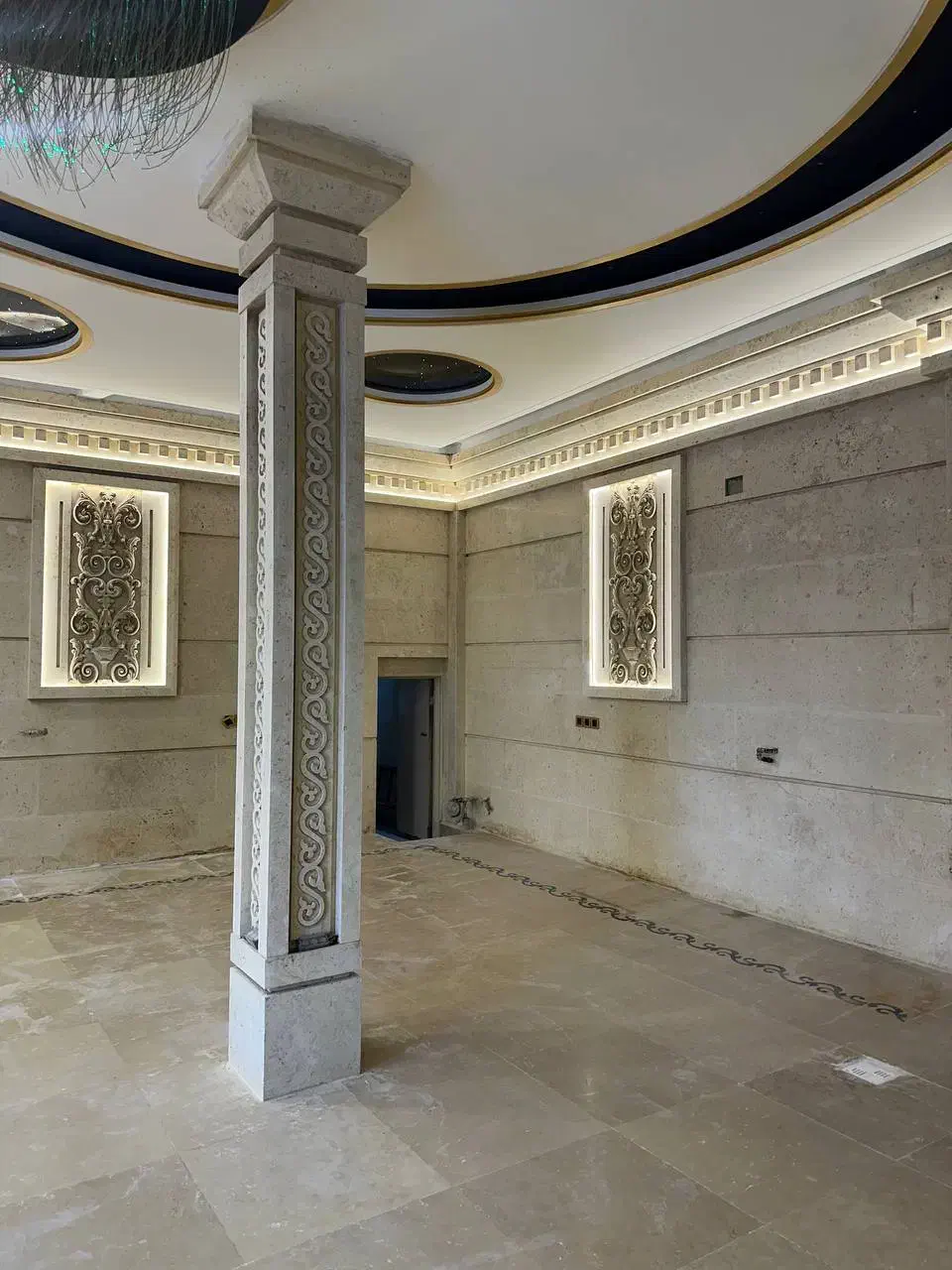 نورهای طلقی سقفی مشکی ۳ عدد|ریسه و چراغ تزئینی|مشهد, وحید|دیوار