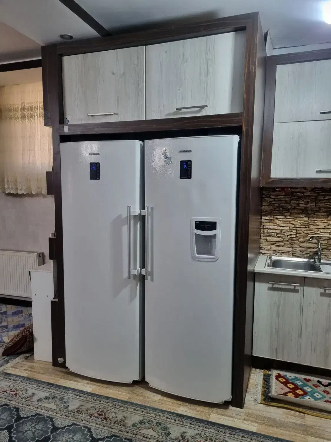 کابینت کامل آشپزخانه همراه با سینگ و شیرآلات|مصالح و تجهیزات ساختمان|اصفهان, سرشبادران|دیوار