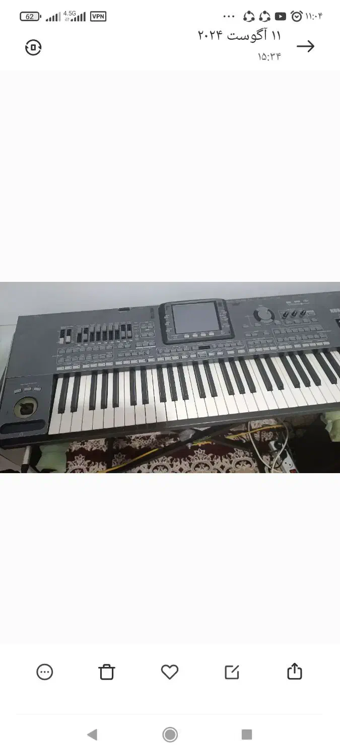 اورگ 3xفروشی در حد|پیانو، کیبورد، آکاردئون|لیسار, |دیوار