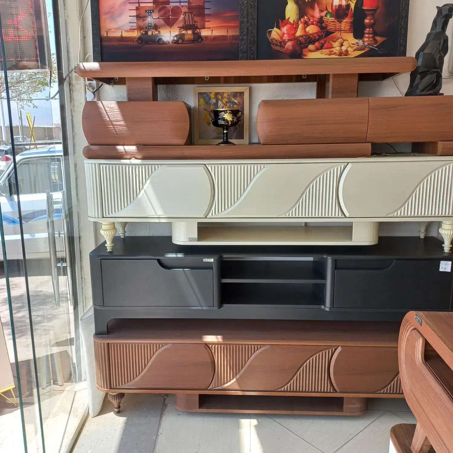 ست آینه وکنسول با کیفیت فوق العاده|بوفه، ویترین، کنسول|بم, |دیوار