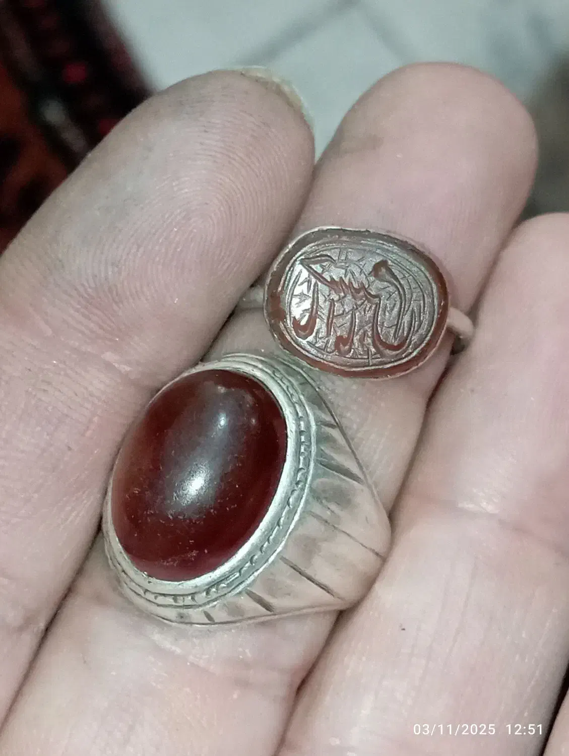 دو عدد انگشتر قدیمی|جواهرات|کرمان, |دیوار