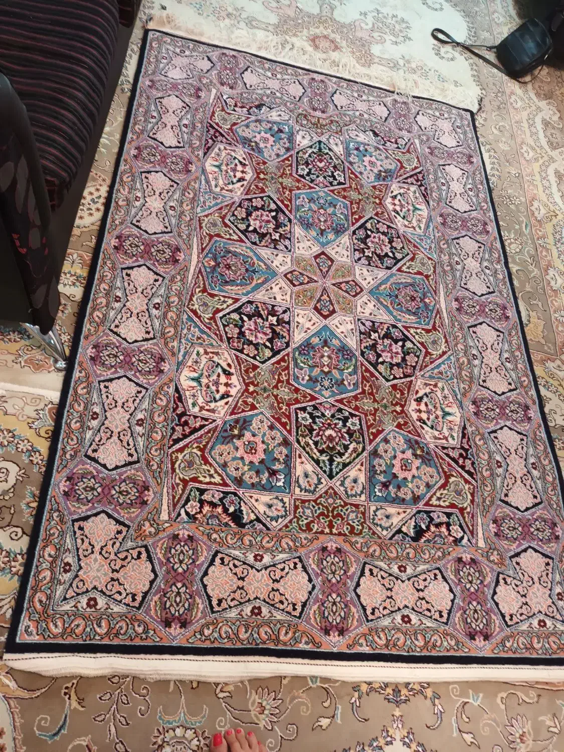 فرش دست بافت نائینی|فرش|اصفهان, شهرستان|دیوار