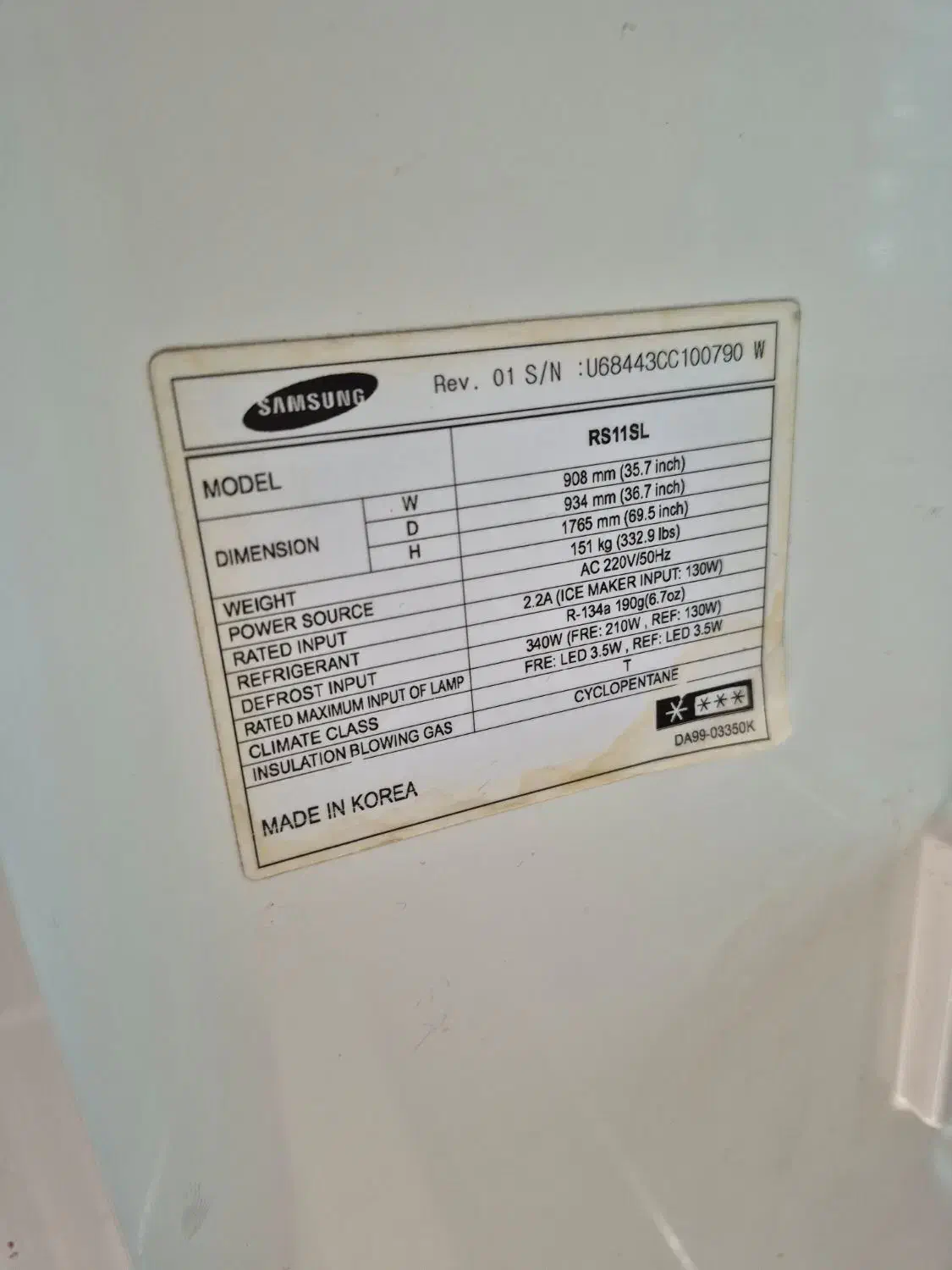 یخچال ساید سامسونگ|یخچال و فریزر|ری, دولتآباد|دیوار