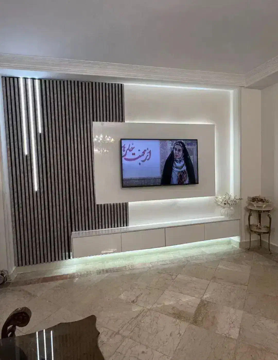 تی وی وال دکوراسیون فلوراصدر چغادک tvوال بوشهر|مصالح و تجهیزات ساختمان|چغادک, |دیوار