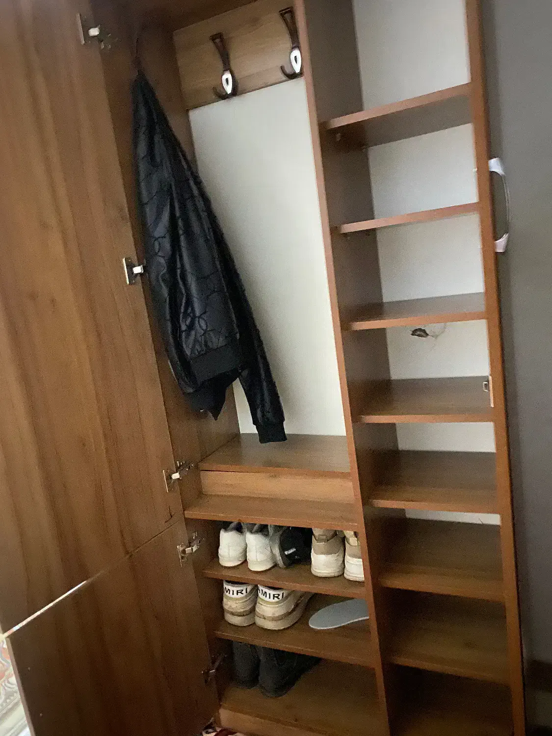 فروش فوری کمد لباس و جا کفشی|جاکفشی، کمد، دراور|تهران, کیانشهر|دیوار