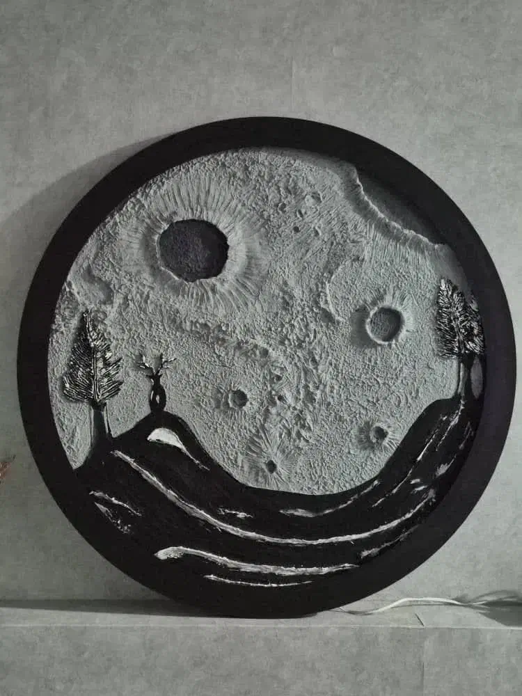 شمع وتابلو ماه وانواع دکوری|تابلو، نقاشی، عکس|قم, پردیسان|دیوار