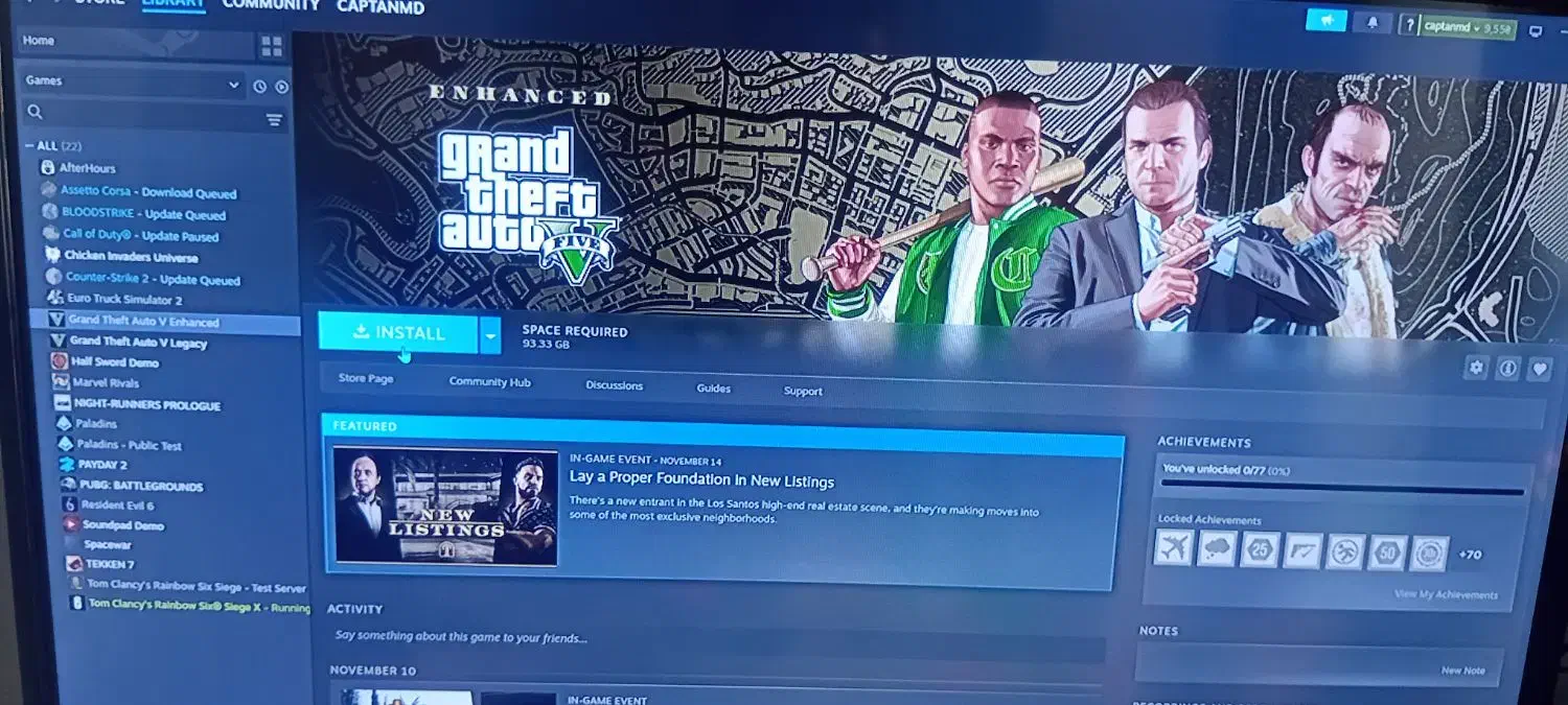 اکانت استیم رینبو سیکس جی تی ای وی|کنسول، بازی ویدئویی و آنلاین|تهران, جی|دیوار