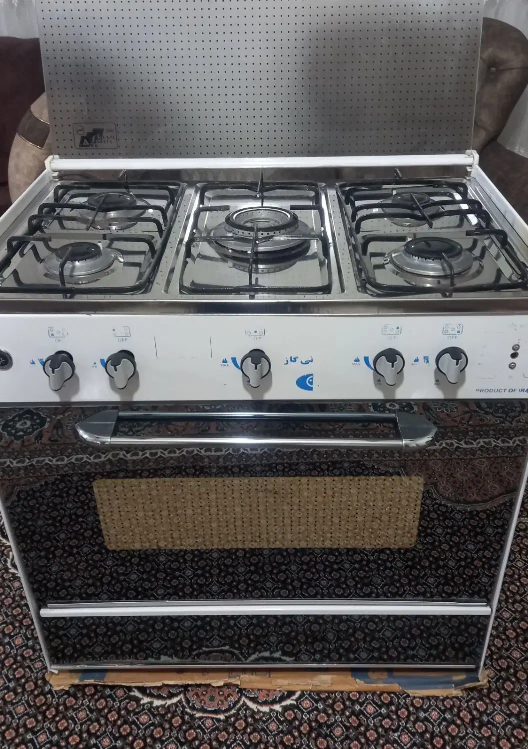 اجاق‌گاز طرح فر صحفه استیل درحدنو|اجاق گاز و لوازم برقی پخت‌وپز|اردبیل, |دیوار