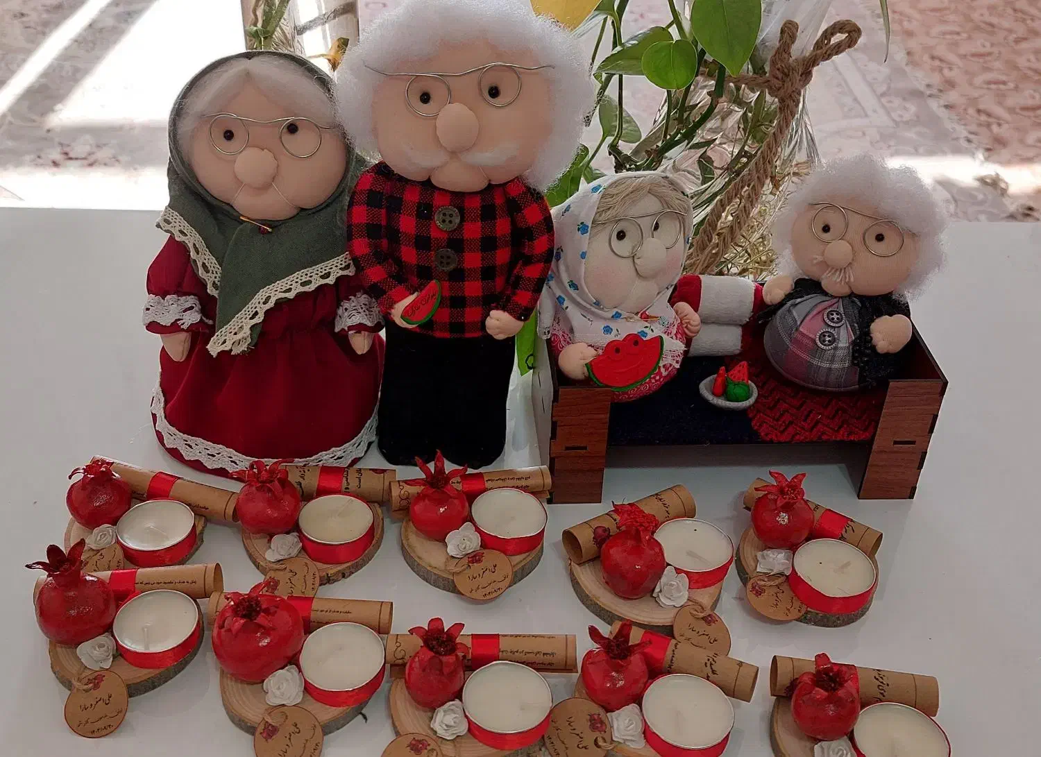 عروسک و گیفت های یلدایی|صنایع دستی و سایر لوازم تزئینی|آران و بیدگل, |دیوار