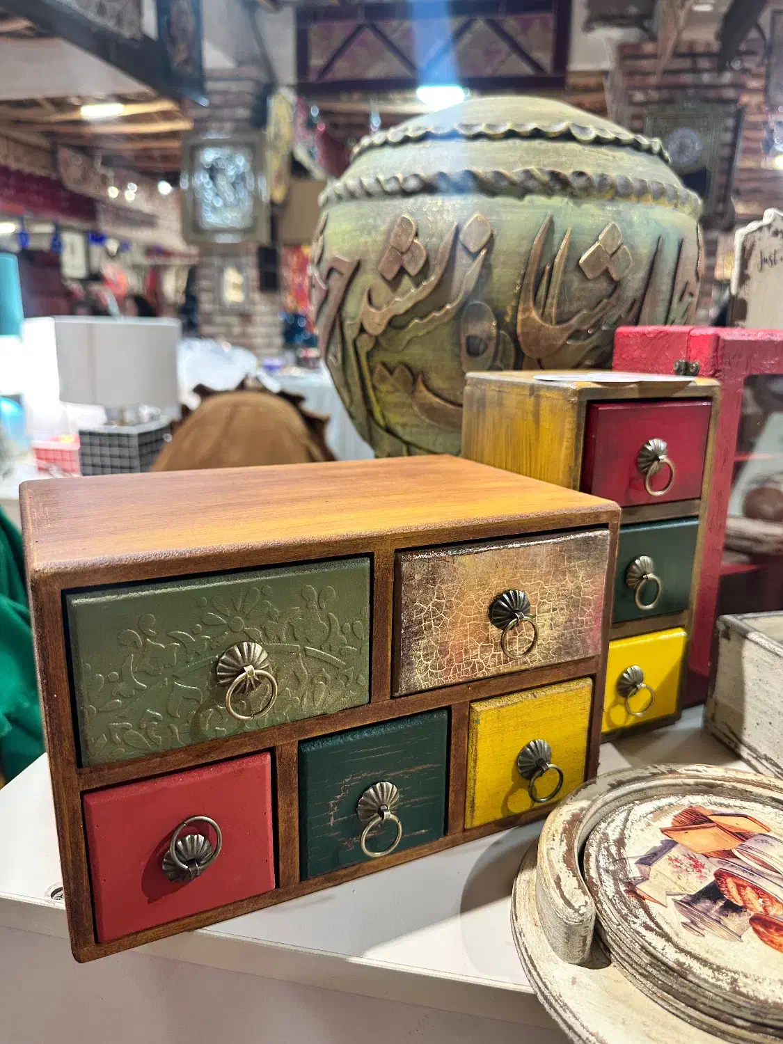 کافی بار و کشو های مینی چوبی|کتابخانه، شلف، قفسههای دیواری|تهران, دبستان|دیوار